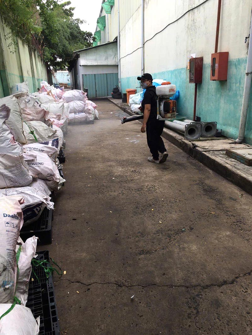 Dịch vụ diệt côn trùng khu công nghiệp Bình Dương